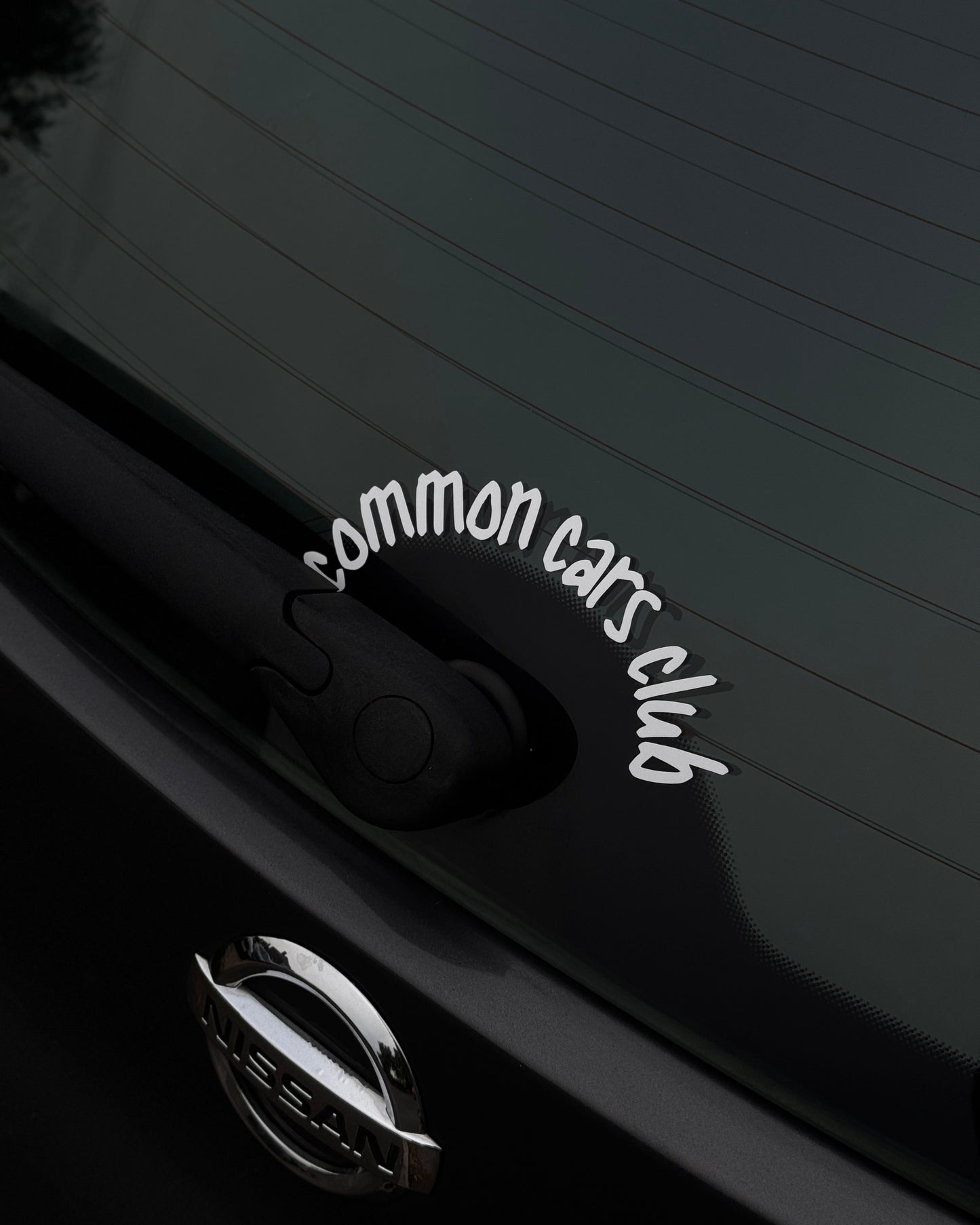 common cars club • curved sticker
