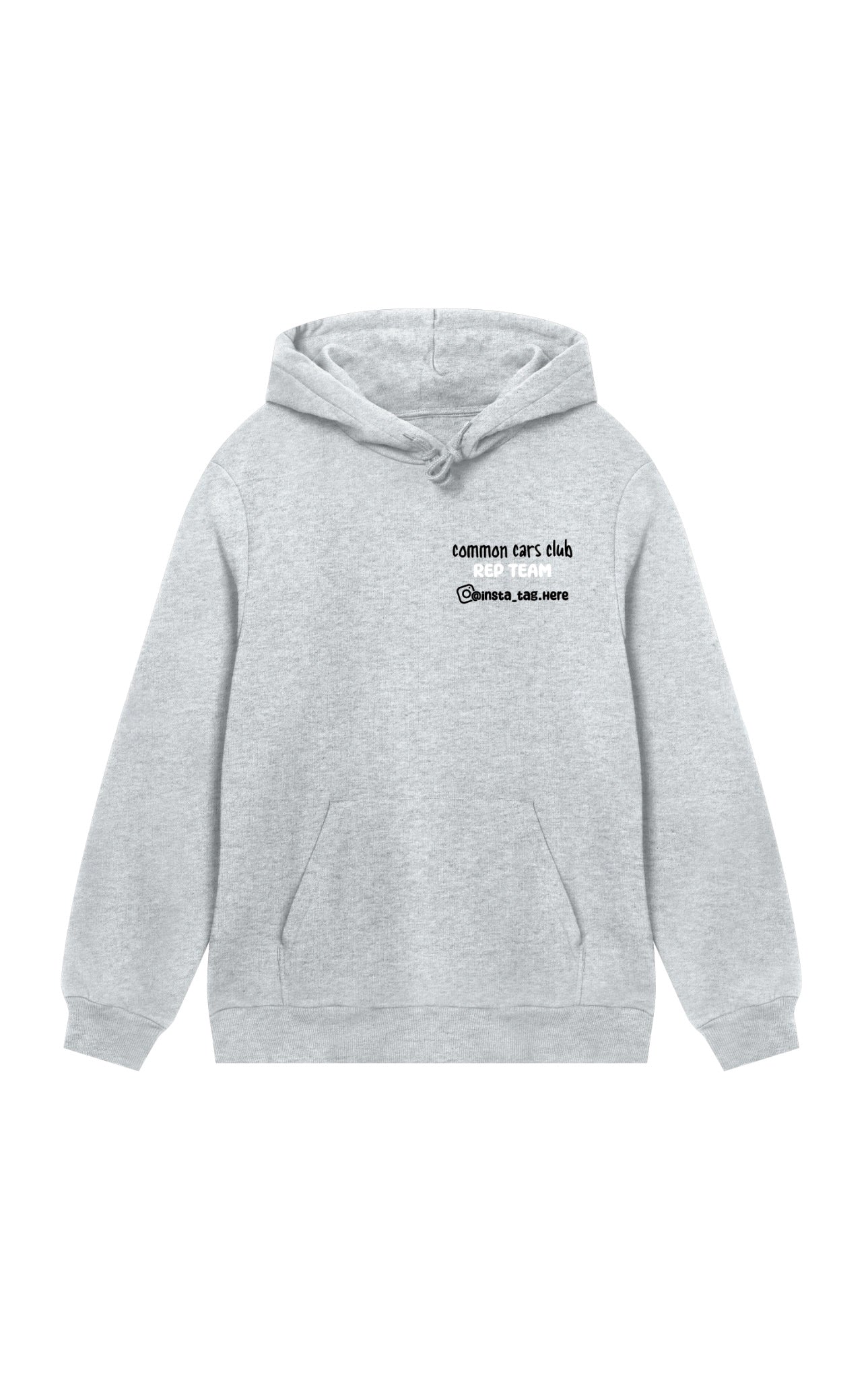 common cars club rep team hoodie