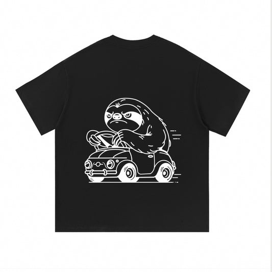 Angry sloth | black tee