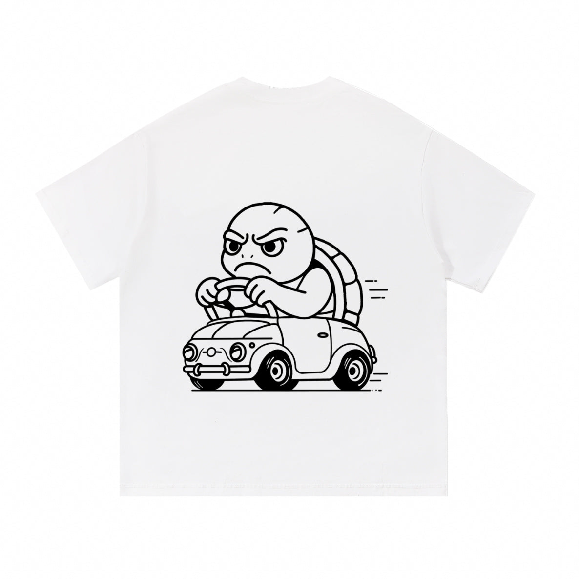 Angry tortoise | white