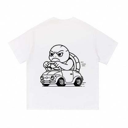 Angry tortoise | white