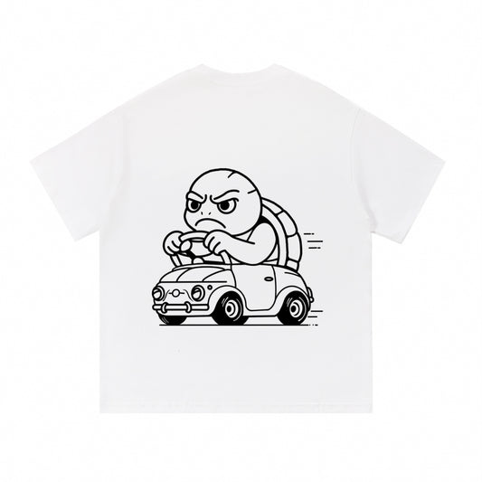 Angry tortoise | white