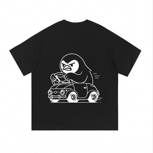 Angry penguin | black